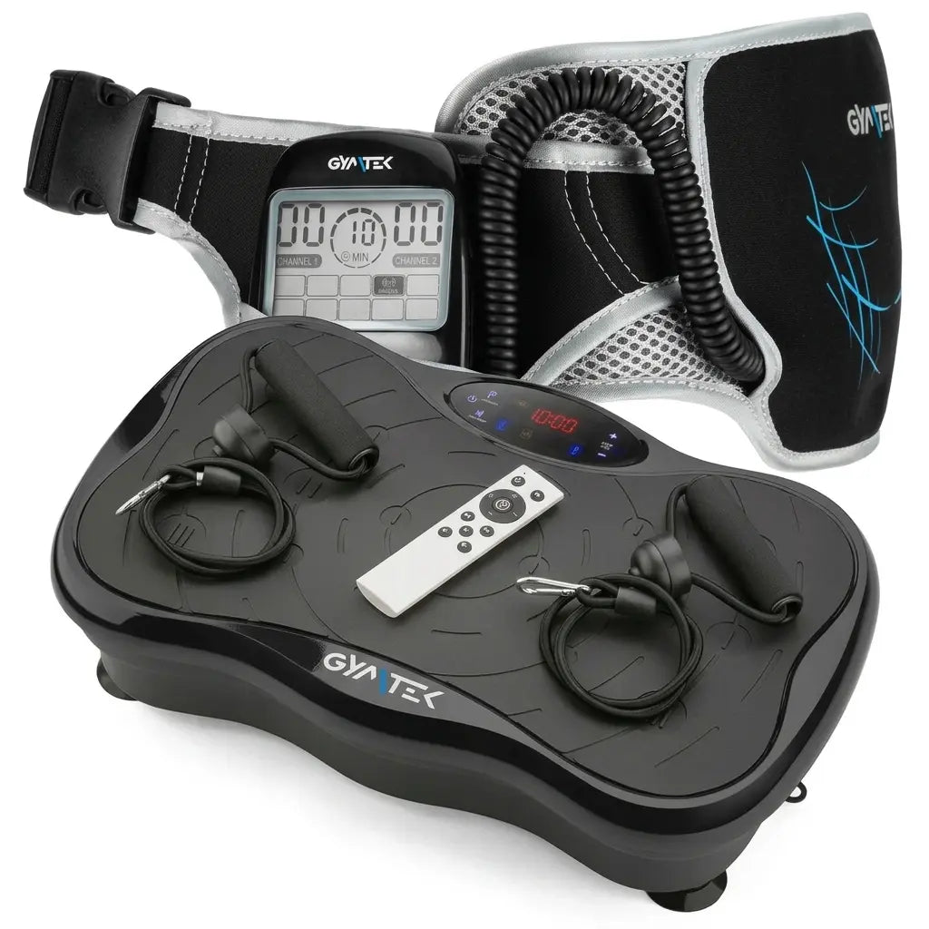 Viso kūno treniruočių paketas: vibro platforma + pilvo elektrostimuliatorius – Next Level Fitness