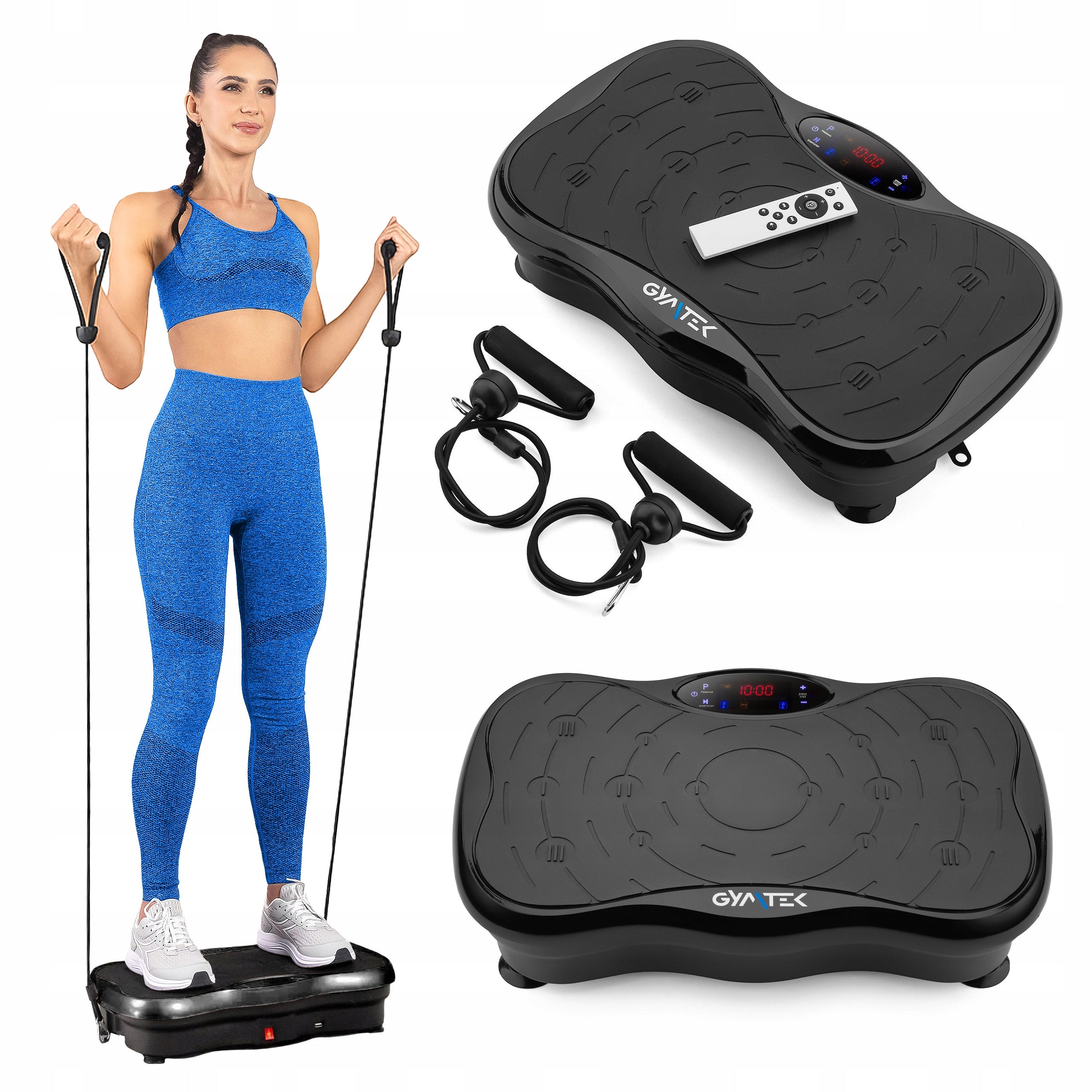 Vibracinė treniruočių platforma efektyvioms treniruotėms namuose – Gymtek XP500